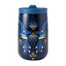 Copo Térmico Farm Que Sede Lenço Magia Tropical 450ml De Aço - Azul - Único