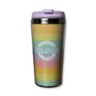Copo Térmico Feminino Colorido Garrafa 450ml quente ou frio
