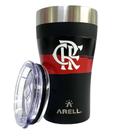 Copo térmico flamengo black listras arell 500ml - unidade
