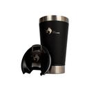 Copo Térmico Fox Stainless Quente e Frio com Tampa 473ml Preto