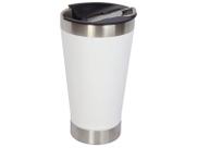 Copo Térmico Fratelli para Cerveja Premium Branco 400ml com Tampa e Abridor