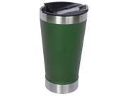 Copo Térmico Fratelli para Cerveja Premium Verde 400ml com Tampa e Abridor