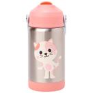 Copo Termico Gato 360ml Camada Dupla com Alça 22184 - Buba