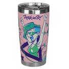 Copo Térmico Gluck 519ml com Tampa Temático Rock in Rio Rosa