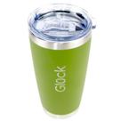 Copo Térmico Gluck Lucky com Tampa p/ Cerveja Chop Café Chá Água Suco 591ml - Gluck - ARMY GREEN