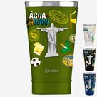 Copo Térmico GOCASE Vibe 470ml Copacabana Cor:Verde Mlititar Copo Térmico GOCASE Vibe 470ml Copacabana Cor:Verde Mlititar