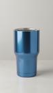 Copo Térmico Inox 1.2L Azul Liso Com Canudo