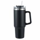 Copo Térmico Inox 1,2L com Alça, Canudo e Tampa à Prova de Vazamento