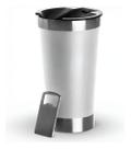 Copo Térmico Inox 473ml Antigotejamento - Branco Lisa