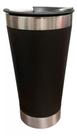 Copo Térmico Inox 473ml C/ Tampa + Abridor Preto Cerveja Chá Copo Térmico Inox 473ml C/ Tampa + Abridor Preto Cerveja Chá