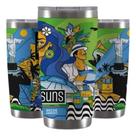 Copo Térmico Inox 591ml Gluck Suns Rio de Janeiro Mantém Bebidas Geladas e Quentes com Tampa