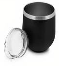 Copo Térmico Inox Acrílico Black 350 ml Mimo AN965BK