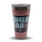 Copo Térmico Inox Bear Homer com Tampa Acrílica Rosa 470 ml Copo Térmico Inox Bear Homer com Tampa Acrílica Rosa 470 ml