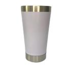 Copo Térmico Inox Branco Parede Dupla 473ml Cerveja Gelada