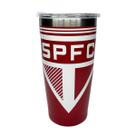 Copo Térmico Inox com Tampa do São Paulo 550ml Copo Térmico Inox com Tampa do São Paulo 550ml