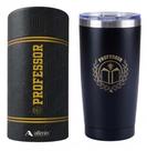 Copo Térmico Inox Long Drink com Tampa 600 ml Profissões Cor:professor Copo Térmico Inox Long Drink com Tampa 600 ml Profissões Cor:professor