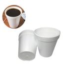 Copo Térmico Isopor Branco 120ml pacote com 25 unidades - Copobras