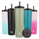 Copo Térmico Konokyo 1L com Tampa e 2 Canudos Aço Inoxidável Copo Térmico Konokyo 1L com Tampa e 2 Canudos Aço Inoxidável