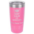 Copo Térmico LaserGram Isolado a Vácuo 600mL Keep Calm Graduate Copo Térmico LaserGram Isolado a Vácuo 600mL Keep Calm Graduate