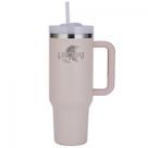 Copo Térmico Leonidas, 1180ml, Com Canudo, Quente ou Frio, Metal, Rosa Claro, LN-GL-ST1180MLLP