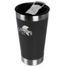 Copo Térmico Leonidas, 473ml, Quente ou Frio, Metal, Preto
