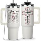 Copo Térmico LIERIE8888 40 oz com Versículos Bíblicos Cristãos Copo Térmico LIERIE8888 40 oz com Versículos Bíblicos Cristãos