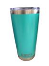 Copo Térmico Life K Verde Tiffany com Tampa