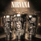 Copo Térmico Nirvana 473ml Inox Gravação 360 Rock Grunge Modelo:1 Copo Térmico Nirvana 473ml Inox Gravação 360 Rock Grunge Modelo:1