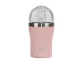 Copo termico original shapy 420ml rosa com tampa - mokha