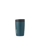 Copo Térmico Owala SmoothSip Slider - 350ml - Cinza/Azul