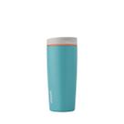 Copo Térmico Owala SmoothSip Slider - 590ml - Cinza/Azul