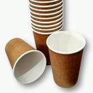 Copo Térmico Papel Kraft co 120ml. Caixa com 100 Un