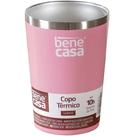 Copo Térmico Para Bebidas Sem Tampa 400ml Rosa