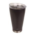 Copo Térmico Para Cerveja Preto 700ml Em Aço Inox Mor 8047
