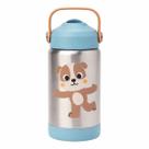 Copo Térmico Parede Dupla c/Canudo 360ml Buba Zoo Cachorro - Buba