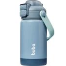 Copo Térmico Parede Dupla c/ Canudo e Bico 360ml - Azul - Buba