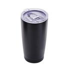 Copo Térmico Parede Dupla Com Tampa Preto 600Ml - Dolce Home