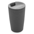 Copo Térmico Parede Dupla Lyor Cinza de Bambu e PP 500ml