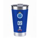 Copo Térmico Personalizado Time De Futebol com Nome e Número 473ml Aço Inox