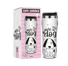 Copo Térmico Plástico Inox 350ml Mãe De Dog