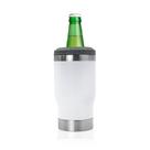 Copo Térmico Porta Lata E Long Neck Com Abridor - Branco