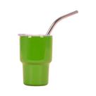 Copo Térmico Portátil De Aço Inoxidável De 2oz Com Canudo, Para Vinho, Bebidas Espirituosas E