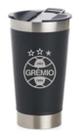 Copo termico preto 473ml com abridor grêmio