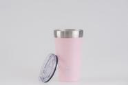 Copo Térmico Rosa Magic Beer 473ML com Tampa de Acrílico
