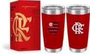 Copo térmico stone 500 ml flamengo - BRASFOOT