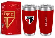Copo Térmico Stone times de futebol São Paulo licenciado Cor:Vermelha