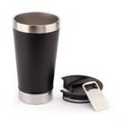 Copo Térmico Tampa E Abridor Parede Dupla Inox a Vácuo 510ml