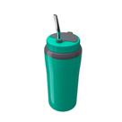 Copo Térmico Tererê com Tampa e Canudo Metálico 650ml Unitermi