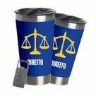 Copo Térmico Time Personalizado Futebol 473ml Cerveja Chopp Com Abridor - Vermelho
