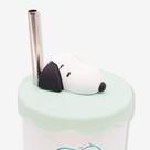 Copo Térmico Topper Peanuts Snoopy 600 ML Licenciado Cor:Branca
